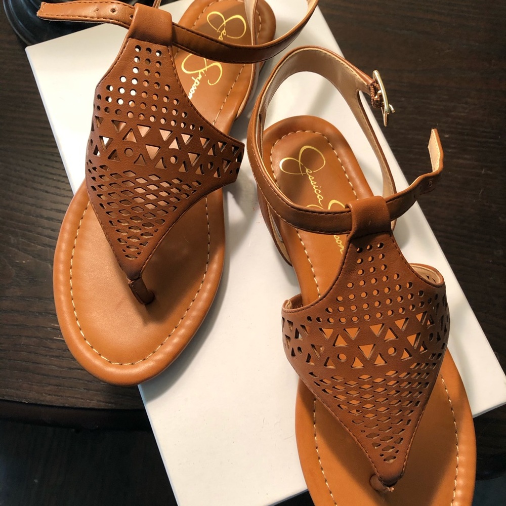 New brown Jessica Simpson sandals